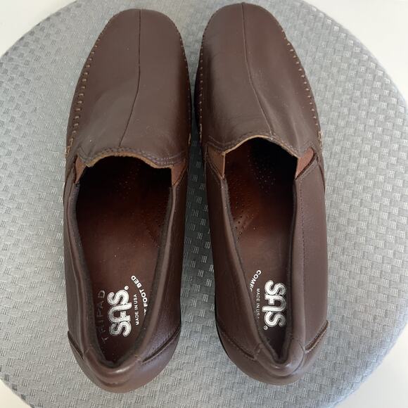SAS Dream Tripad Loafers Womens 9 M Brown Leather Slip On Comfort‎ Shoes Casual - Picture 8 of 12